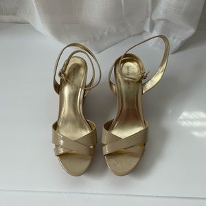 Marc Fisher Nude wedge sandal